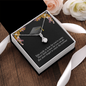 To A Beautiful Girl, Love Knot Necklace With Take Pride In How Far You've Come Message Card, Convocation Day Gift For Her, Pendant For Her, Jewelry For Her