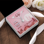 To My Wife, Alluring Beauty Necklace With Our Love Story Is My Favourite Message Card, Birthday, Anniversary, Gift For Her, Jewelry For Her, Pendant For Her, Adorable Necklace With Message Card