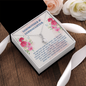 To My Godmother, Alluring Beauty Necklace With You Are Always Present In My Heart Message Card, Mother's Day Gift, Pendant For Her, Birthday, Anniversary, Gift For Her, Jewelry For Her