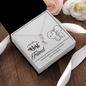 To My Best Friend, Alluring Beauty Necklace With You And I Are More Than Friends Message Card, Necklace for Her, Pendant For Her, Birthday, Gift For Her, Jewelry For Her