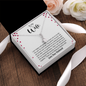 To My Wife, Alluring Beauty Necklace With Here I Am With You In This Fantastic Life Journey Message Card, Birthday, Anniversary, Gift For Her, Jewelry For Her, Pendant For Her