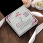 To My Mom, Alluring Beauty Necklace With All You Want Is Your Child To Be Happy Message Card, Mother's Day Gift, Birthday, Anniversary, Pendant For Her, Jewelry For Her