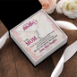 To My Mom, Alluring Beauty Necklace With Thank You For Always Standing Strong Message Card, Jewelry For Her, Mother's Day Gift, Anniversary, Birthday, Gift For Her, Pendant For Her
