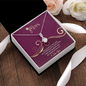 Mom, Alluring Beauty Necklace With Love You For Everything You Do Message Card, Mother's Day Gift, Birthday, Anniversary, Gift For Her, Jewelry For Her, Pendant For Her