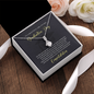 To A Beautiful Girl, Alluring Beauty Necklace With Move Confidently In The Direction of Your Dreams Message Card, Pendant For Her, Graduation Day Gift For Her, Jewelry For Her