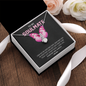 To My Soulmate, Alluring Beauty Necklace With I May Not Be Your First Kiss But I Want To Be Your Last Message Card, Pendant For Her, Birthday, Anniversary, Gift For Her, Jewelry For Her