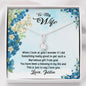 Dear Wife, You Have Been A Blessing In My Life, Personalized Couple Gift, Silver Pendant, Alluring Beauty Necklace, Gift For Her, Valentine's Gift, Birthday