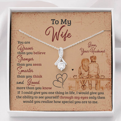 Gift for Valentine's Day, Christmas, Anniversary, Couple Collection, You Are Special to Me Silver Necklace With Message Card, Silver Alluring Beauty Necklace