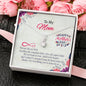 To My Mom, Thanks For Everything You Have Done For Us, Alluring Beauty Necklace, Silver Pendant With Message Card, Jewelry For Her