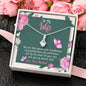 To My Wife Silver Pendant, Alluring Beauty Necklace, Couple Collection, Pendant for Her, Couple Jewelry, Love You My Dearest Wife Beauty Necklace for Wife