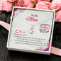To My Mom, Alluring Beauty Necklace With All You Want Is Your Child To Be Happy Message Card, Mother's Day Gift, Birthday, Anniversary, Pendant For Her, Jewelry For Her