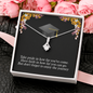 To A Beautiful Girl, Love Knot Necklace With Take Pride In How Far You've Come Message Card, Convocation Day Gift For Her, Pendant For Her, Jewelry For Her