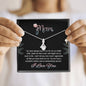 Mom You Have Always Been There Alluring Beauty Necklace, I Love You Mom Pendant With Message Card, Gift For Her, Jewelry For Her, Mom/Daughter Gift