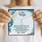Dear Wife, You Have Been A Blessing In My Life, Personalized Couple Gift, Silver Pendant, Alluring Beauty Necklace, Gift For Her, Valentine's Gift, Birthday