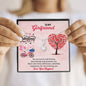 To My Wife, Soulmate, Girlfriend, Happiness For Me Is Loving You, Jewelry, Couple Accessories, Alluring Beauty Necklace, Gift For Her Birthday, Anniversary