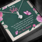 To My Wife Silver Pendant, Alluring Beauty Necklace, Couple Collection, Pendant for Her, Couple Jewelry, Love You My Dearest Wife Beauty Necklace for Wife