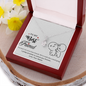 To My Best Friend, Alluring Beauty Necklace With You And I Are More Than Friends Message Card, Necklace for Her, Pendant For Her, Birthday, Gift For Her, Jewelry For Her
