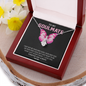 To My Soulmate, Alluring Beauty Necklace With I May Not Be Your First Kiss But I Want To Be Your Last Message Card, Pendant For Her, Birthday, Anniversary, Gift For Her, Jewelry For Her