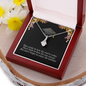 To A Beautiful Girl, Love Knot Necklace With Take Pride In How Far You've Come Message Card, Convocation Day Gift For Her, Pendant For Her, Jewelry For Her