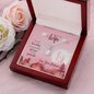 To My Wife, Alluring Beauty Necklace With Our Love Story Is My Favourite Message Card, Birthday, Anniversary, Gift For Her, Jewelry For Her, Pendant For Her, Adorable Necklace With Message Card