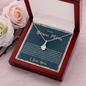 To My Bonus Mom, Alluring Beauty Necklace, Mother’s Day Gift For Her, Necklace For Her, Jewelry For Her, Birthday, Christmas, Anniversary, Customized Pendant For Her