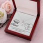 To My Best Friend, Alluring Beauty Necklace With You And I Are More Than Friends Message Card, Necklace for Her, Pendant For Her, Birthday, Gift For Her, Jewelry For Her