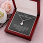 My Soulmate, Alluring Beauty Necklace With Message Card, Jewelry For Her, Anniversary, Birthday, Gift For Her, Pendant For Her, Attractive Necklace With Message Card