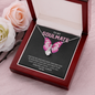 To My Soulmate, Alluring Beauty Necklace With I May Not Be Your First Kiss But I Want To Be Your Last Message Card, Pendant For Her, Birthday, Anniversary, Gift For Her, Jewelry For Her