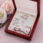 To My Wife, Alluring Beauty Necklace With I Promise You My Whole Life Message Card, Pendant For Her, Birthday, Gift For Her, Jewelry For Her, Anniversary Gift