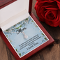Mom, Alluring Beauty Necklace With For All The Times That I Forget To Thank You Message Card, Pendant For Her, Mother's Day Gift, Birthday, Anniversary Gift For Her, Jewelry For Her