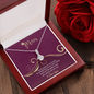Mom, Alluring Beauty Necklace With Love You For Everything You Do Message Card, Mother's Day Gift, Birthday, Anniversary, Gift For Her, Jewelry For Her, Pendant For Her