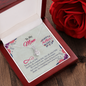 To My Mom, Alluring Beauty Necklace With All You Want Is Your Child To Be Happy Message Card, Mother's Day Gift, Birthday, Anniversary, Pendant For Her, Jewelry For Her