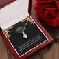 To A Beautiful Girl, Love Knot Necklace With Take Pride In How Far You've Come Message Card, Convocation Day Gift For Her, Pendant For Her, Jewelry For Her