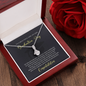 To A Beautiful Girl, Alluring Beauty Necklace With Move Confidently In The Direction of Your Dreams Message Card, Pendant For Her, Graduation Day Gift For Her, Jewelry For Her