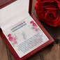 To My Godmother, Alluring Beauty Necklace With You Are Always Present In My Heart Message Card, Mother's Day Gift, Pendant For Her, Birthday, Anniversary, Gift For Her, Jewelry For Her