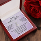 To My Soul Sister, Alluring Beauty Necklace With I Can Always Count On You To Wipe My Tears Message Card, Birthday, Gift For Her, Necklace for Her, Jewelry For Her