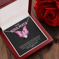 To My Soulmate, Alluring Beauty Necklace With I May Not Be Your First Kiss But I Want To Be Your Last Message Card, Pendant For Her, Birthday, Anniversary, Gift For Her, Jewelry For Her