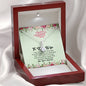 My Dear Wife, I Just Want To Be Your Last Everything, Silver Pendant For Her, Couple Jewelry, Alluring Beauty Necklace