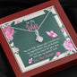 To My Wife Silver Pendant, Alluring Beauty Necklace, Couple Collection, Pendant for Her, Couple Jewelry, Love You My Dearest Wife Beauty Necklace for Wife