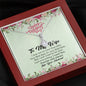My Dear Wife, I Just Want To Be Your Last Everything, Silver Pendant For Her, Couple Jewelry, Alluring Beauty Necklace