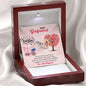To My Girlfriend/soulmate/wife Happiness Is Loving You Necklace, Interlocking Hearts Pendant, Gold/silver Necklace With Message Card, Jewelry for Her, Couple Gifts