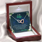 I Woke Up Smiling Because I Realized It Was Not A Dream You are Already Mine, Personalized Gift, Couple Love, Interlocking Heart Necklace, Birthday, Anniversary