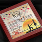 Couple Gifts for Valentine's Day, Birthday, Anniversary, Jewelry for Her, Necklace With Message Card, Gold/silver Necklace, To My Wife You Make Me Happy Necklace