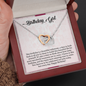 Birthday Girl, Interlocking Hearts Necklace, Birthday Gift For Her, Jewelry For Her, Present For Her Birthday, Necklace For Her, Gift For Her