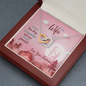 To My Wife, Interlocking Hearts Necklace With Every Love Story Is Beautiful Message Card, Pendant For Her, Birthday, Anniversary, Gift For Her, Jewelry For Her, Pleasing Necklace With Message Card