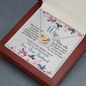 To My Wife, Interlocking Hearts Necklace With I Will Always Be There Just Remember That Message Card, Jewelry For Her, Birthday, Gift For Her, Pendant For Her, Message Card