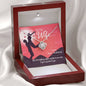 To My Wife I Gave My Heart to You Silver Knot Pendant, Gift for Christmas, Anniversary, Valentine's Day, Present for Wife, Necklace With Message Card