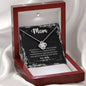 Mom You are The Best Customized Necklace, Necklace With message Card, Gift ideas For Mom/Daughter, Silver Jewelry For Her, Gift For Mother's Day, Christmas