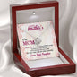 Mother's Day Gift Ideas For Mom/Daughter, To My Mom, Thank You For The Standing Strong Enough, Necklace with Message Card, Jewelry For Her, Silver Pendant