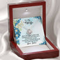 To My Wife, You Have Been A Blessing In My Life And This Is Just To Say That I Love You, Custom Name Jewelry, Couple Accessories, Customized Love Knot Necklace